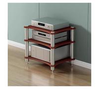 HiFi Audio Stand - Modern Stereo Rack for Living Room & Small Spaces, Adjustable Media Tower Cabinet for HiFi Devices & Home Theater Systems