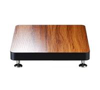 HiFi AV Rack Shelf for Turntable & Record Player3Tier Wooden Cabinet for Amplifier Sky Box PrinterStylish SpaceSaving (34 x 39 cm)
