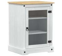 vidaXL HiFi cabinet White 60 x 50 x 82 cm Solid Pine Wood