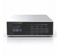 Hifi Cd Player, Bluetooth Cd Ripper, Cd Ripping To Wav Via Usb, Bluetooth 5.3 Transmitter & Receiver, 3.5mm & 4.4mm Headphone Output, Optical Coaxial Line Out, Desktop Audio Music Player Silver