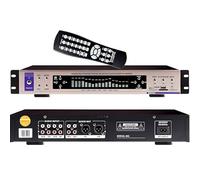 Hifi Digital Audio Equalizer, 32-Brand Music Spectrum Analyzer with Remote Control, 12 Rhythm Mode, Volume Control, for Home Recording Studio C
