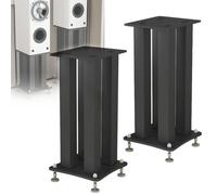 HiFi Floor Standing Speaker Stand Universal Vibration-Reducing Audio Racks Sand-Fillable for Enhanced Sound Quality 30cm (11.75in) Height Durable Loudspeaker Support