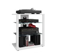 Hifi Furniture Rack Alu Glass Phono Folas