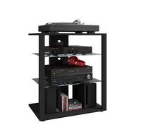 Hifi Furniture Rack Alu Glass Phono Folas