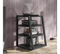 HiFi Media Stand - AV Component Cabinet with Storage Shelves Stereo Racks & Media Tower for Organized Home Theater Entertainment Center Audio Equipment Storage