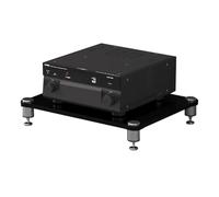 HiFi o Cabinet, Adjustable Height, 1-4 Levels, Turntable Stand, Ma Sto Tower for Turntables, Printer, Sky Box & TV (Black, 60 x 48 cm)