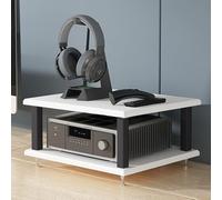 HIFI o Cabinet AV Ma Stand Slish Record Player Rack with Shock Absing Feet for Amplifiers & Equint Sto Modern Entertainment Center