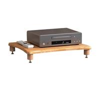 HiFi o Cabinet with 1-4 Levels, Adjustable Wooden Shelves, Ma Sto Tower for Turntables, Printers, Sky Boxes & TVs (Wood h)