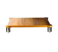 HiFi Rack AV Shelf HIFI Stand Player Stand 1/2/3/4-Layer HIFI Audio Cabinet HiFi Racks Streaming Devices Cabinet HiFi Rack AV Shelf Audio Video Components(Wood color-A,60 * 25 * 48cm)