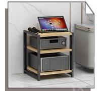 HiFi Rack Ma Stand Adjustable 4/5/6 Tier Entertainment Center Turntable o Tower Walnut h Rolling Amplifier Shelf Home Theater Sto Solut (40 cm)