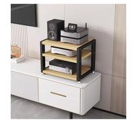 HiFi Racks 3/4 Tier Desktop Audio Video Rack - Turntable Media Stand Open Stereo Storage Unit for Record Player Speaker Amplifier & Receiver - Perfect for Home & Office Use