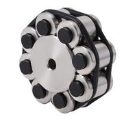 HiFi Record Weight Stabilizer, Stainless Steel LP Turntable Disc Balanced Clamp with Slip Proof Silicone Pad for Warped Records, Universal Fit for 7.2mm Spindle