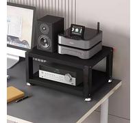 hifi stand hi fi cabinets hifi racks and stands 2/3/4 Tier Heavy-duty Storage for Entertainment Stereo Component - Audio Tower Rack with Non-slip Feet - Record Player Console for Office, Home Desktop