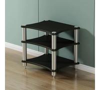 HiFi TowerStylish Audio Storage Cabinet for Components Amplifiers & AV GearPremium Console Stand for Home Theater & Sound Syms