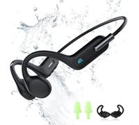 HIFI WALKER Bone Conduction Swimming Headphones, IPX8 Waterproof Open-Ear Headphones with Built-in 32GB MP3 Player, Bluetooth 5.3 Sports Headphones for Swimming, Running and Cycling