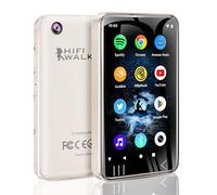 HIFI WALKER G7 Android MP3 Player with Bluetooth & WiFi, 4" Touchscreen, 80GB Storage, Supports Spotify, YouTube, Audible, Built-in Speaker, Camera, Safe Usage Settings