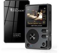 HIFI WALKER H2 MP3 Player - High Res Audio DAP with Bluetooth5.2, Lossless Music Player, DSD DAC Support, Portable FLAC Player with Line Out, 64GB Memory Card, Expandable to 256GB
