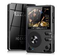 HIFI WALKER H2 MP3 Player - High Res Audio DAP with Bluetooth5.2, Lossless Music Player, DSD DAC Support, Portable FLAC Player with Line Out, 64GB Memory Card, Black