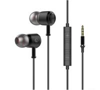 HiFi Wired Earbuds with Microphone 3.5mm Type C in Ear Headphones for Gaming Mobile Phone PC Laptop(D)