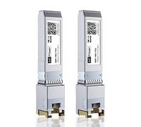 HiFiber 2-Pack 10G SFP+ to RJ45 Copper Transceiver,Broadcom Chip, 80m