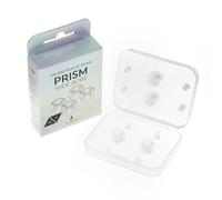 HiFiGo Divinus Prism Wide Bore LSP Eartips for 4-6mm Nozzle, Replaceable IEM Earbud Tips with Enhanced Sound Quality and Comfort (2 Pair (M))