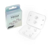 HiFiGo Divinus Prism Wide Bore LSP Eartips for 4-6mm Nozzle, Replaceable IEM Earbud Tips with Enhanced Sound Quality and Comfort (3 Pair (MS,M,L))