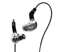 HiFiHear BLON BL01 in-Ear Earbuds,10mm Biology Fiber Diaphragm Driver in-Ear Earphone. Zinc Alloy Mirror-Polished Process HiFi in Ear Monitors(No mic, Silver)