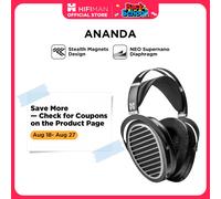 HIFIMAN Ananda Stealth Magnet Open-Back Over-Ear Full-Size Planar Magnetic Hi-Fi Headphones black