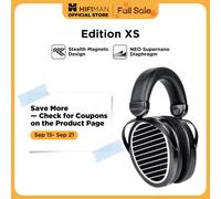 HIFIMAN Edition XS Full-Size Over-Ear Open-Back Planar Magnetic Hi-Fi Headphones with Stealth Magnets Design Adjustable Headband black
