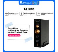 HIFIMAN EF499 Desktop Balanced Headphone DAC& Amplifier with R2R Architecture, XLR/RCA/6.35mm Output for Home Audio DAC, with Support for Streaming Media