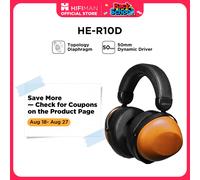 HIFIMAN HE-R10D Dynamic Topology Driver Close-Back Over-Ear Headphones for Home, Studio and Recording, Wired Version