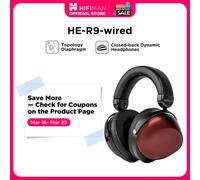 HIFIMAN HE-R9 Closed-back Dynamic Headphones-with/without Bluemini R2R, Topology