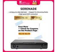 HIFIMAN SERENADE WIRELESS Amplifier with HYMALAYA PRO R2R DAC, WIFI connection 110V