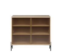 Hifive glass cabinet Low W100cm light oak Northern - 2360 2055