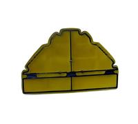 Hiflofiltro Yamaha Hfa4611 Air Filter Yellow unisex