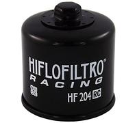 Hiflofiltro HF204RC-4 Black Premium Oil Filter, 4 Pack, Set of 4
