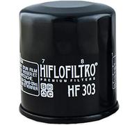 Hiflofiltro HF303 Black Oil Filter, Kawasaki ZZR 1400 F ABS DF ZXT40E 2013 200/98 PS,