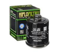 Hiflofiltro Motorcycle Oil Filter - HF197 - Premium Materials - OEM Performance