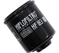 HIFLOFILTRO OIL FILTER SPIN-ON WITH SLOT PAPER GLOSSY BLACK HF183