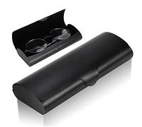 Hifot Aluminium Glasses Case, Slim Reading Glasses Case, Portable Travel Metal Eyeglass Spectacles Protection Hard Shell Case