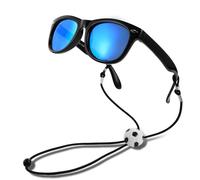 Hifot Kids Sunglasses Boys Girls,UV400 Protection Polarized Flexible Frame Eyeglasses with Glasses Strap for Children Toddler
