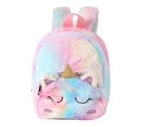 Hifot Unicorn Mini Backpack for Kids, School Bags for Nursery Toddler Bookbags Plush Soft Backpack Unicorns Gifts for Little Girls