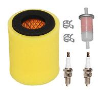 HIFROM 11013-1263 Replacement Air Filter with Fuel Filter Spark Plug Tune Up Kit Compatible with Kawasaki Mule 550 600 610 2510 2500 3000 3010 4000 4010 Drive Converter