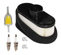 HIFROM Air Filter Pre Filter Cleaner Fuel Filter Spark Plug Tune Up Kit Compatible with John Deere X300 X304 X300R X360 X500 X530 X534 X310 Z355 Z665 4-Cycle Engine Replace MIU12555 11013-7047