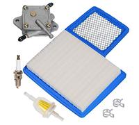 HIFROM Air Filter with Fuel Pump Filter SPark Plug Tune Up Kit Compatible with Yamaha G16 G20 G22 Drive Gas Golf Cart 1996-2007 4 Cycle Engine Replace JN6-E4450-01 JN6-E445E-00 JN6-F4410-00