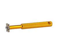hifrom Groove Sharpener with 6 Heads - Golf Club Groove Sharpener Re-grooving Tool and Cleaner for All Grills Pitching Sand Lob Gap and Focus Wedges and Utility Clubs - LYSB06XRT45HT-SPRTSEQIP, Gold