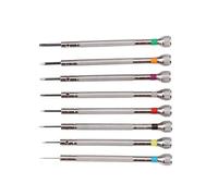 HIFRQVVC Eyeglasses Screwdriver, Glasses and Watch Precision Screwdriver Set High Carbon Steel 0.6-2.0mm Flat Cross Head(1.6mmflat)