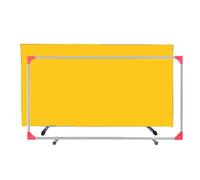 HIFRQVVC Foldable Table Tennis Court Fence Surround Baffles Foldable Portable Ping Pong Court Fence Baffle Stainless Steel Multicolor Multiple Sizes(Yellow,8PCS)