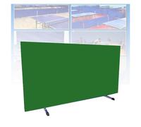 HIFRQVVC Foldable Table Tennis Court Fence Surround Baffles Foldable Table Tennis Baffle Barrier Multicolor Stainless Steel Non-Woven 140x75cm Multiple Sizes(Green,6PCS)