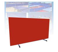 HIFRQVVC Foldable Table Tennis Court Fence Surround Baffles Foldable Table Tennis Baffle Barrier Multicolor Stainless Steel Non-Woven 140x75cm Multiple Sizes(Red,10PCS)